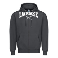 Smoke lacrosse Zipper Hoodie - artisFamous
