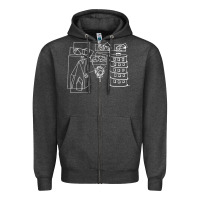 Charcoal Heather modest Zipper Hoodie - artisFamous