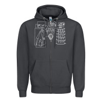 Smoke modest Zipper Hoodie - artisFamous