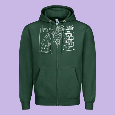 Modest Zipper Hoodie Designed By Artisfamous