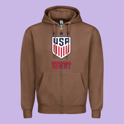 Uswnt Unisex Zipper Hoodie Designed By Artisfamous