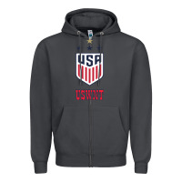 Smoke uswnt unisex Zipper Hoodie - artisFamous