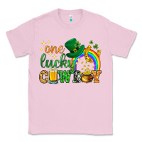 Bubblegum Pink One lucky cowboy St. Patricks day Classic Tee - HowdyJamesFarm