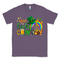 Lavender One lucky cowboy St. Patricks day Classic Tee - HowdyJamesFarm