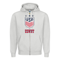 Dove Grey uswnt unisex Zipper Hoodie - artisFamous