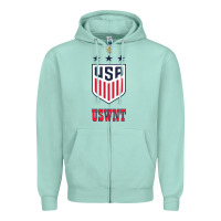 Seafoam uswnt unisex Zipper Hoodie - artisFamous