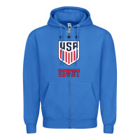 True Royal uswnt unisex Zipper Hoodie - artisFamous
