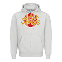 Dove Grey wyld stallyns Zipper Hoodie - artisFamous