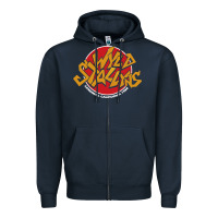 Navy wyld stallyns Zipper Hoodie - artisFamous