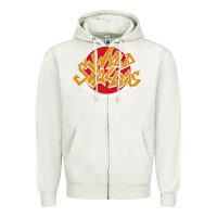 Oatmeal Heather wyld stallyns Zipper Hoodie - artisFamous