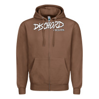 Chestnut Discord American Label Record Zipper Hoodie - artisFamous