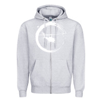 Heather Grey helicopter Zipper Hoodie - artisFamous