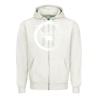 Oatmeal Heather helicopter Zipper Hoodie - artisFamous