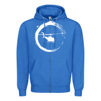 True Royal helicopter Zipper Hoodie - artisFamous