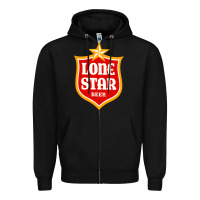 Black lone star beer Zipper Hoodie - artisFamous