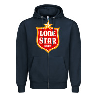 Navy lone star beer Zipper Hoodie - artisFamous