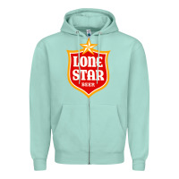 Seafoam lone star beer Zipper Hoodie - artisFamous
