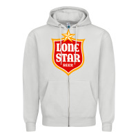 Dove Grey lone star beer Zipper Hoodie - artisFamous