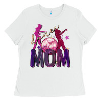 White Dance mom Mother's Day Ladies Tee - FaDigitalArtStudio