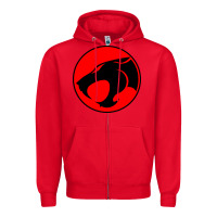 Red thundercats cool Zipper Hoodie - artisFamous