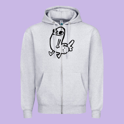 Dickbutt Zipper Hoodie Designed By Artisfamous