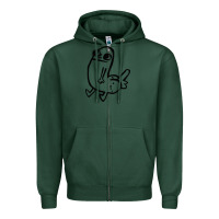 Sports Green Dickbutt Zipper Hoodie - artisFamous