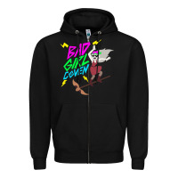 Black BAD GIRL COVEN - THE OWL HOUSE Zipper Hoodie - artisFamous