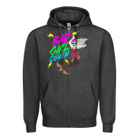 Charcoal Heather BAD GIRL COVEN - THE OWL HOUSE Zipper Hoodie - artisFamous