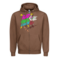 Chestnut BAD GIRL COVEN - THE OWL HOUSE Zipper Hoodie - artisFamous