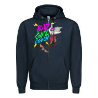 Navy BAD GIRL COVEN - THE OWL HOUSE Zipper Hoodie - artisFamous