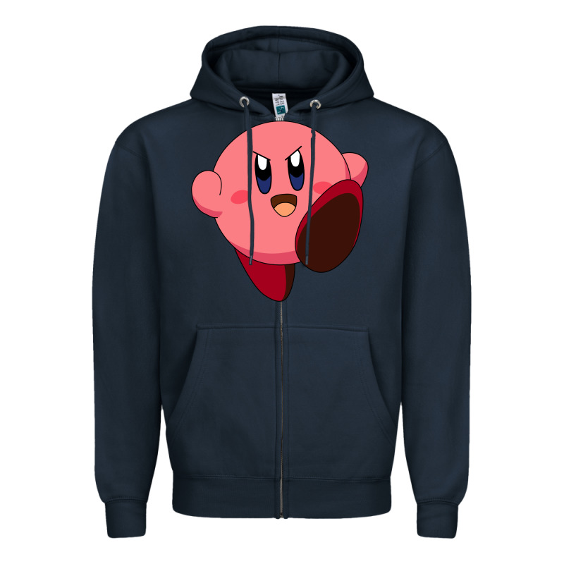 Kirby's Adventure Zipper Hoodie by artisFamous | Teevron