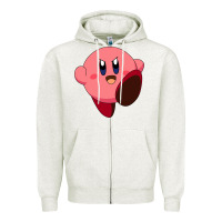 Oatmeal Heather Kirby's Adventure Zipper Hoodie - artisFamous