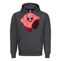 Smoke Kirby's Adventure Zipper Hoodie - artisFamous