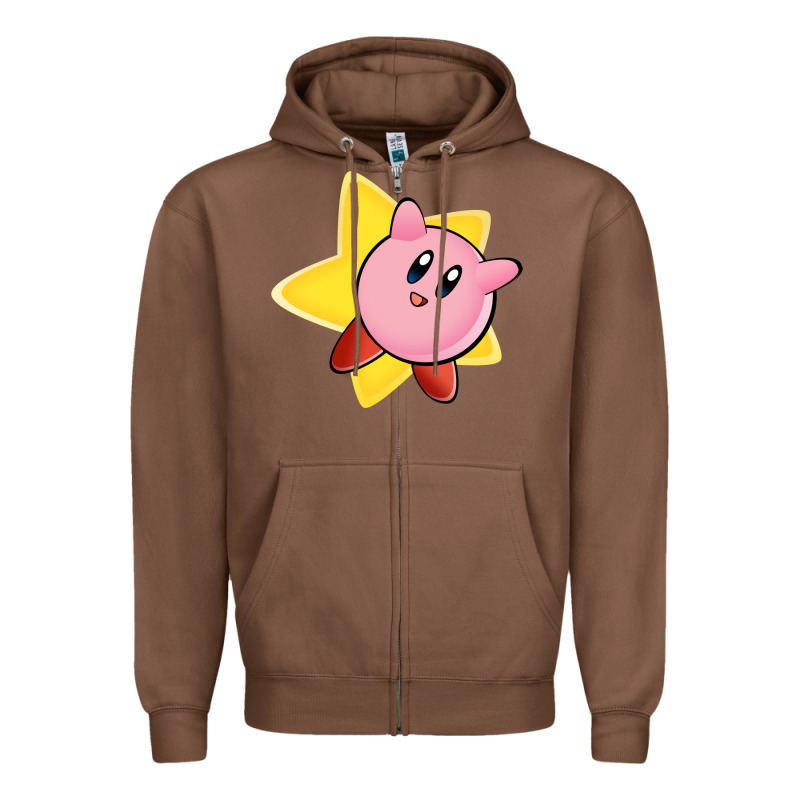 Kirby's Adventure Zipper Hoodie by artisFamous | Teevron