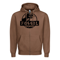 Chestnut fossil dinosaur  wild life Zipper Hoodie - artisFamous