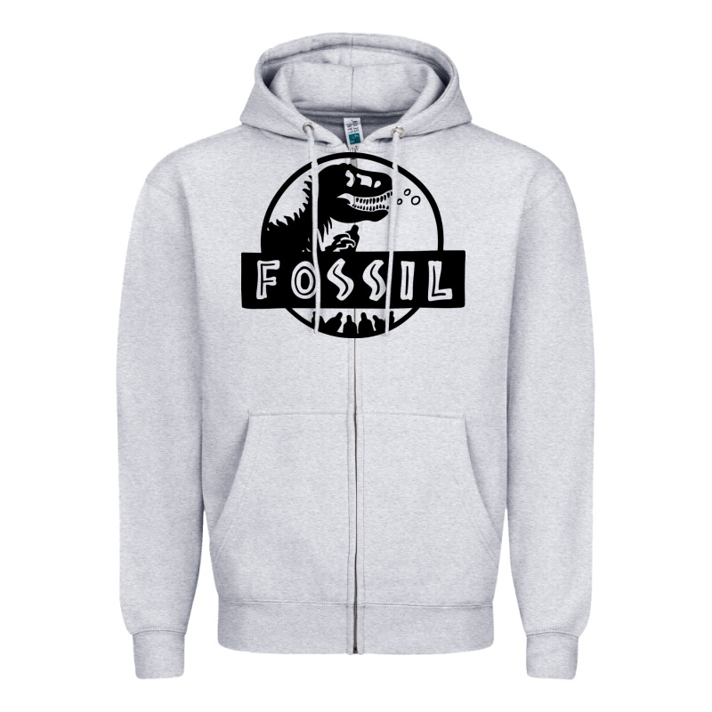 Fossil Dinosaur  Wild Life Zipper Hoodie by artisFamous | Teevron