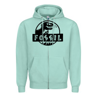 Seafoam fossil dinosaur  wild life Zipper Hoodie - artisFamous