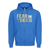 True Royal fear the deer Zipper Hoodie - artisFamous
