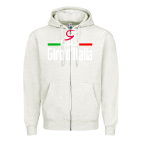 Oatmeal Heather giro d'italia Zipper Hoodie - artisFamous