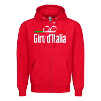 Red giro d'italia Zipper Hoodie - artisFamous
