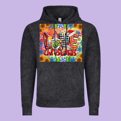 Love Christmas Gnome Vintage Hoodie Designed By Cowhidedigitalart