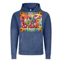 Vintage Denim Love Christmas gnome Vintage Hoodie - CowhideDigitalArt
