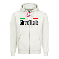 Oatmeal Heather giro d'italia Zipper Hoodie - artisFamous
