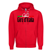 Red giro d'italia Zipper Hoodie - artisFamous