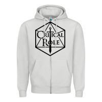 Dove Grey critical role Zipper Hoodie - artisFamous