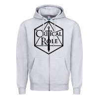 Heather Grey critical role Zipper Hoodie - artisFamous