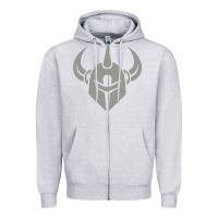 Heather Grey darkstar skateboards Zipper Hoodie - artisFamous