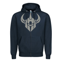Navy darkstar skateboards Zipper Hoodie - artisFamous