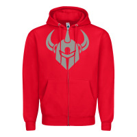 Red darkstar skateboards Zipper Hoodie - artisFamous