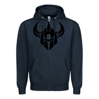 Navy darkstar skateboards Zipper Hoodie - artisFamous